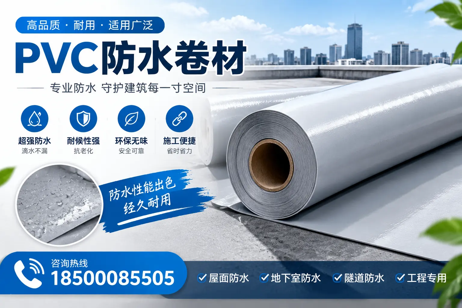 揭秘PVC防水卷材的优缺点，适合保定消费者的全面解析